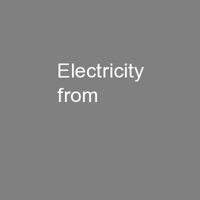 Electricity from