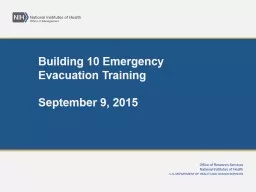 Building 10 Emergency Evacuation Training