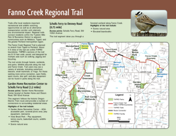 Fanno Creek Regional Trail Fanno Creek Park  Denney Road to Hall Boulevard