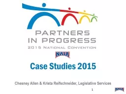 Case Studies 2015