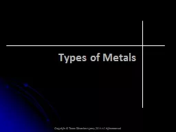 Types of Metals