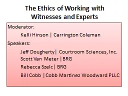 The Ethics of Working with