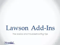 Lawson Add-Ins