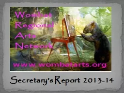 Secretary’s Report  2013-14