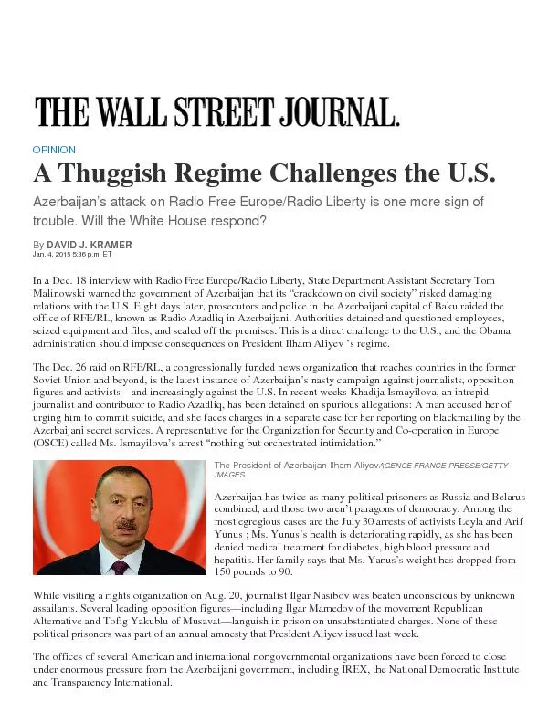 A Thuggish Regime Challenges the U.S.