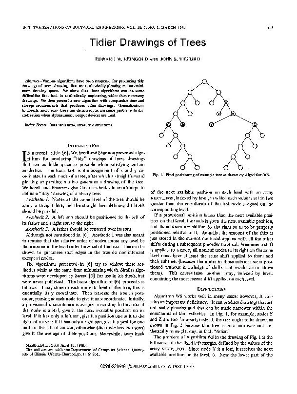 IEEETRANSACTIONSONSOFTWAREENGINEERING,VOL.SE-7,NO.2,MARCH1981TidierDra