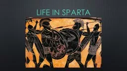 Life in Sparta