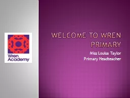 Welcome to Wren Primary