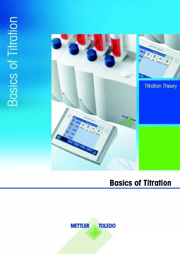 Basics of titration