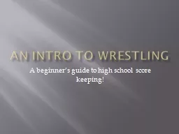 An Intro to Wrestling