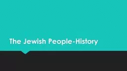 The Jewish People-History