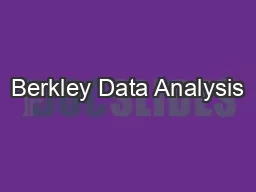 Berkley Data Analysis