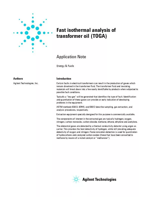 Fast isothermal analysis of