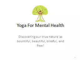 Yoga For Mental Health