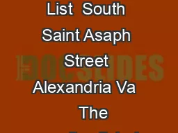 Lyles Crouch Traditional Academy   School Supply List  South Saint Asaph Street Alexandria