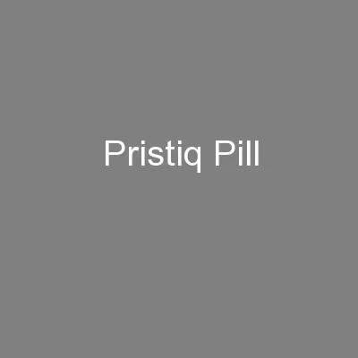 Pristiq Pill