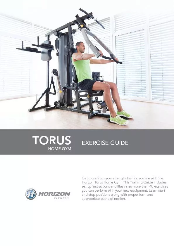 Get more from your strength training routine with the Horizon Torus Ho
