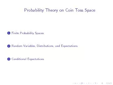 ProbabilityTheoryonCoinTossSpace