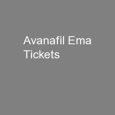 Avanafil Ema Tickets