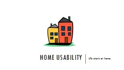 Home Usability
