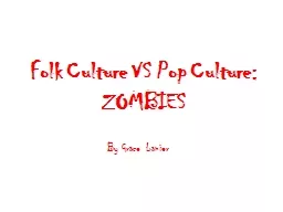 Folk Culture VS Pop Culture: