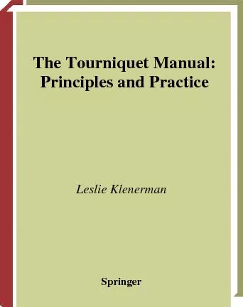 The Tourniquet Manual