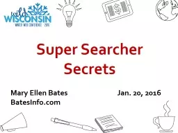 Super Searcher Secrets