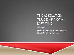 The Absolutely True Diary of a Part-Time
