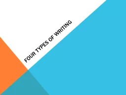 Four types of writing