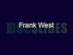 Frank West