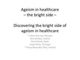 Ageism in healthcare