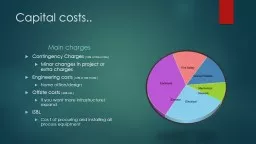 Costing and Economics