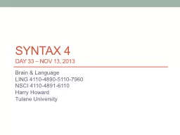 syntax 4