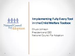 Implementing Fully Every Tool in the Child Welfare Toolbox