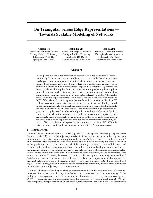 OnTriangularversusEdgeRepresentations—TowardsScalableModelingofNe