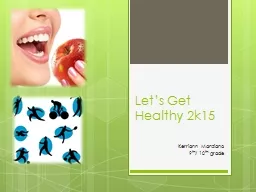 Let’s Get Healthy 2k15