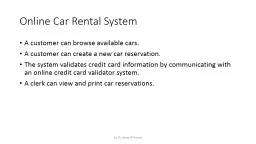 Online Car Rental System