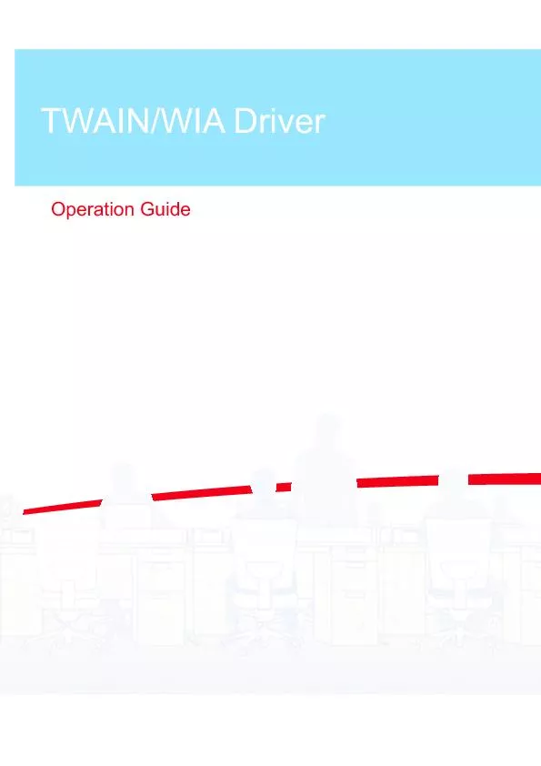 TWAIN/WIA Driver