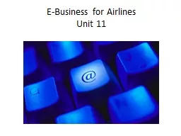 E-Business for Airlines