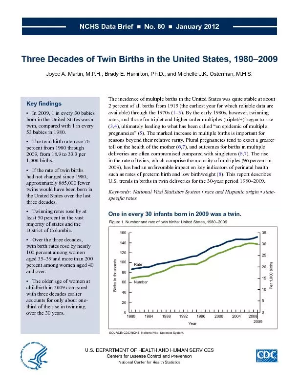 Three Decades of Twin Births in