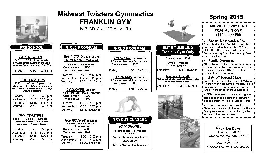 Midwest Twisters Gymnastics