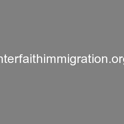 i nterfaithimmigration.org