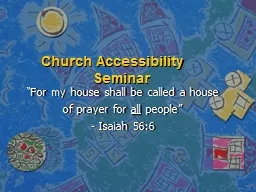 Church Accessibility