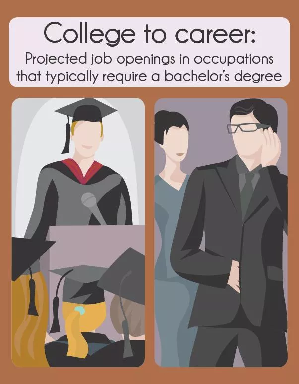 College to career:Projected job openings in occupationsthat typically