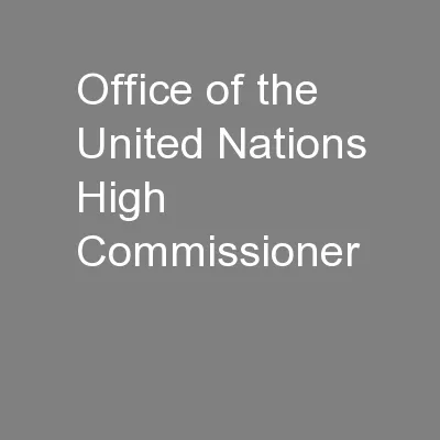 Office of the United Nations High Commissioner