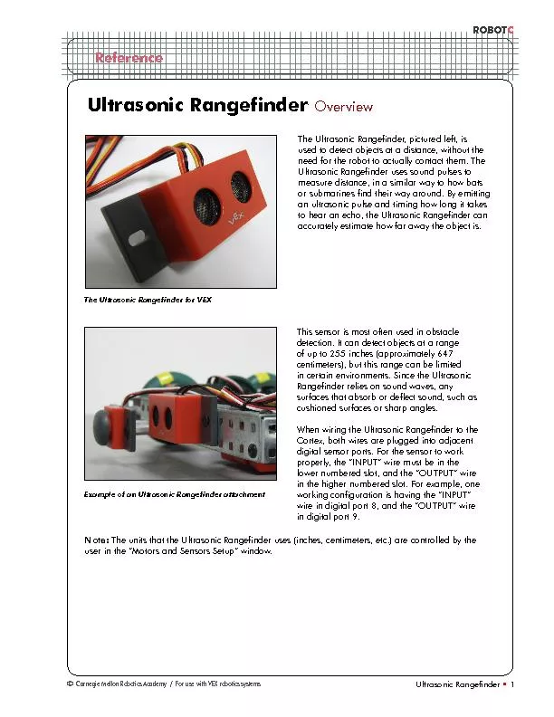 Ultrasonic Range�nder