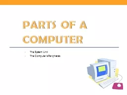 PARTS OF A COMPUTER
