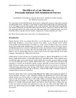 Marketing Bulletin   Research Note