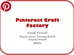 Pinterest Craft Factory