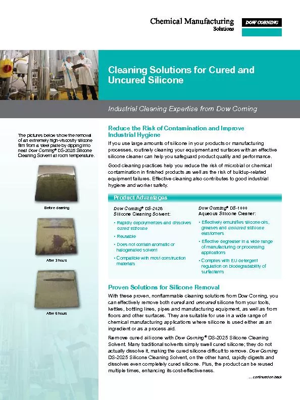 processes, routinely cleaning your equipment and surfaces with an effe